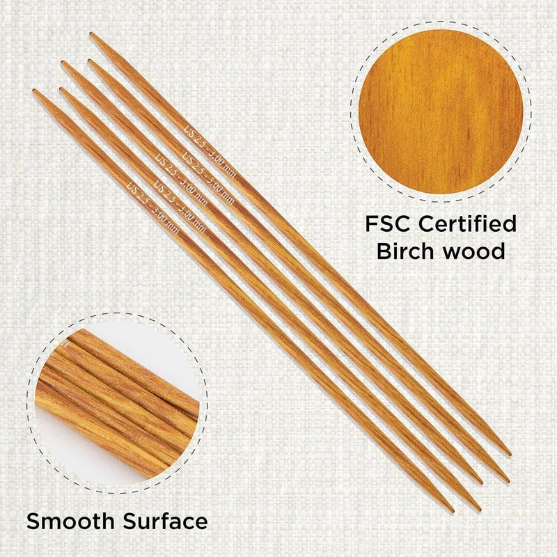 Knit Pro Dreamz Double Pointed Needles 6" (15cm) | US Size 2.5 (3mm) - Image 1
